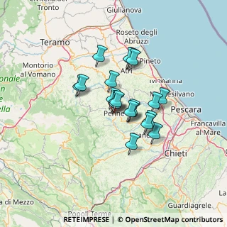 Mappa Via Muzio Pansa, 65017 Penne PE, Italia (9.5305)