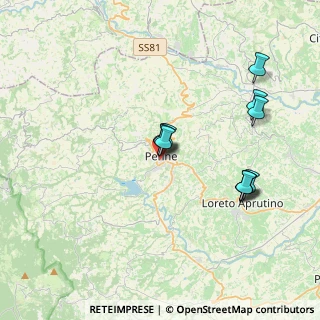 Mappa Via Muzio Pansa, 65017 Penne PE, Italia (3.58636)