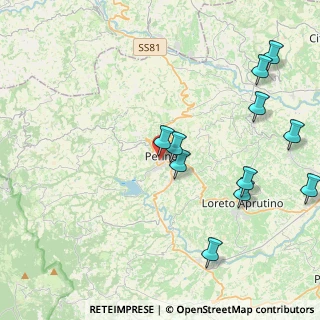 Mappa Via Muzio Pansa, 65017 Penne PE, Italia (5.03455)