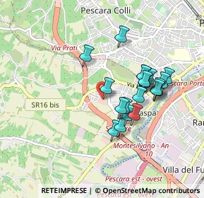 Mappa 2 presso Centro L'Arca - Ingresso Smeraldo, 65010 Spoltore PE, Italia (0.821)