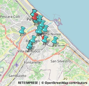 Mappa Via Alento, 65100 Pescara PE, Italia (1.51941)