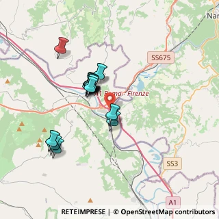 Mappa A1 Milano - Napoli, 01028 Orte VT, Italia (3.066)