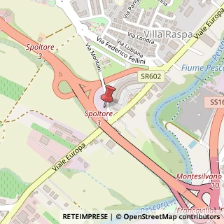 Mappa Via Montani, 1, 65010 Spoltore, Pescara (Abruzzo)