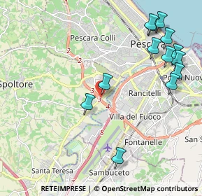 Mappa Viale Europa, 65010 Pescara PE, Italia (2.63154)