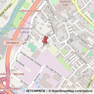 Mappa Via Stradonetto, 42, 65128 Pescara, Pescara (Abruzzo)