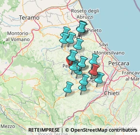 Mappa 65017 Penne PE, Italia (9.6405)