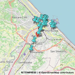 Mappa Via Chienti, 65129 Pescara PE, Italia (1.547)