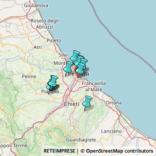 Mappa Via Chienti, 65129 Pescara PE, Italia (8.21429)