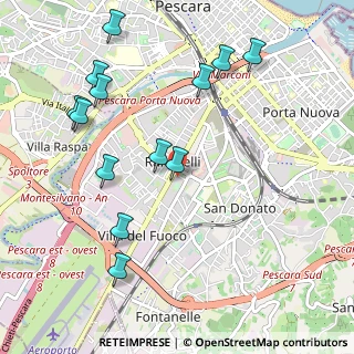 Mappa Via Chienti, 65129 Pescara PE, Italia (1.21308)