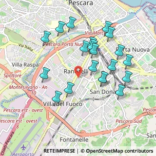 Mappa Via Chienti, 65129 Pescara PE, Italia (1.021)