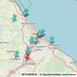 Mappa Via Chienti, 65129 Pescara PE, Italia (8.17455)