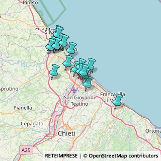 Mappa Via Chienti, 65129 Pescara PE, Italia (5.71211)
