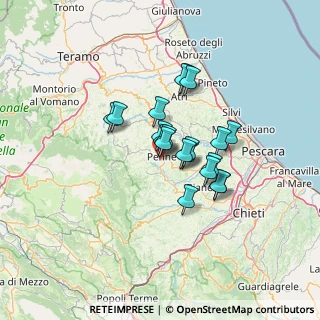 Mappa Via Serafino Razzi, 65017 Penne PE, Italia (9.714)
