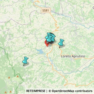 Mappa Via Serafino Razzi, 65017 Penne PE, Italia (1.44455)