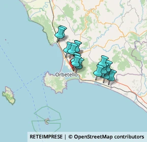 Mappa Via della Stazione, 58015 Orbetello GR, Italia (9.146)