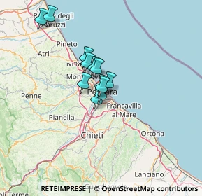 Mappa 65128 Pescara PE, Italia (9.06917)