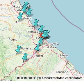 Mappa 65128 Pescara PE, Italia (13.79538)