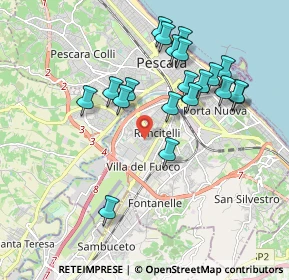 Mappa 65128 Pescara PE, Italia (1.9345)