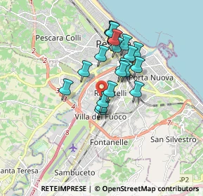 Mappa 65128 Pescara PE, Italia (1.388)