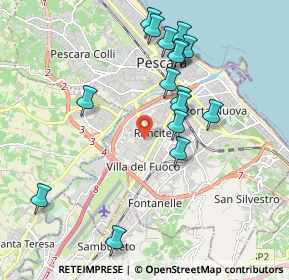 Mappa 65128 Pescara PE, Italia (2.07375)