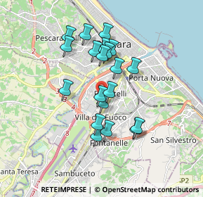 Mappa 65128 Pescara PE, Italia (1.5415)