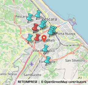 Mappa 65128 Pescara PE, Italia (1.34615)