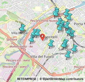 Mappa 65128 Pescara PE, Italia (1.073)