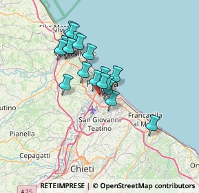 Mappa 65128 Pescara PE, Italia (5.59895)