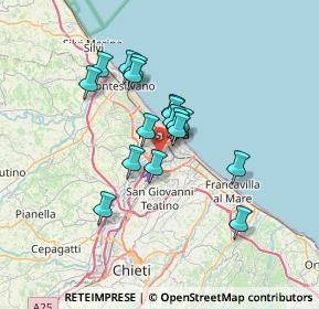 Mappa 65128 Pescara PE, Italia (5.44471)