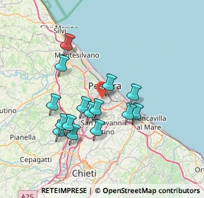 Mappa 65128 Pescara PE, Italia (6.65867)