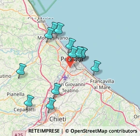 Mappa 65128 Pescara PE, Italia (6.74385)