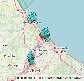 Mappa 65128 Pescara PE, Italia (6.01417)