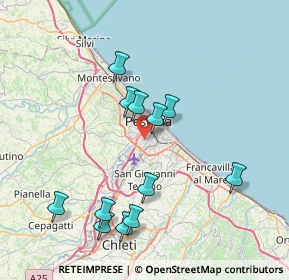 Mappa 65128 Pescara PE, Italia (8.0175)
