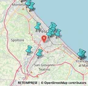 Mappa 65128 Pescara PE, Italia (4.8725)