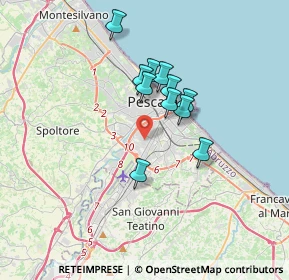 Mappa 65128 Pescara PE, Italia (2.77818)