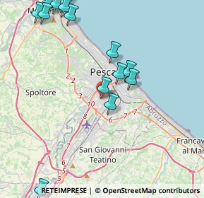 Mappa 65128 Pescara PE, Italia (5.20929)