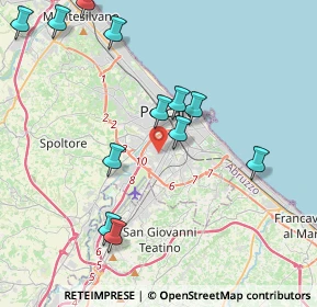 Mappa 65128 Pescara PE, Italia (4.68667)