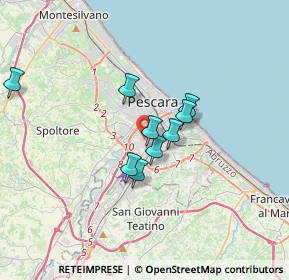 Mappa 65128 Pescara PE, Italia (3.84727)