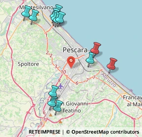 Mappa 65128 Pescara PE, Italia (5.07308)