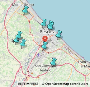 Mappa 65128 Pescara PE, Italia (3.80818)