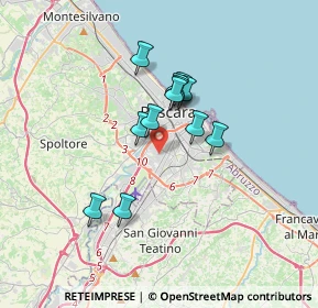 Mappa 65128 Pescara PE, Italia (2.68667)