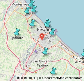 Mappa 65128 Pescara PE, Italia (5.1275)