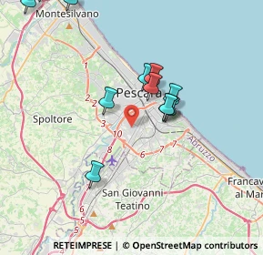 Mappa 65128 Pescara PE, Italia (4.07417)