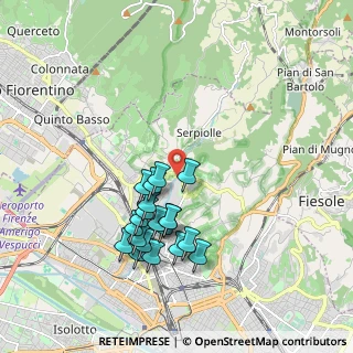 Mappa Universita di Firenze dipartimento dell area critica medico Chirur, 50141 Firenze FI, Italia (1.805)