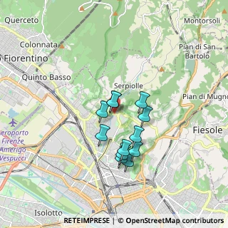 Mappa Universita di Firenze dipartimento dell area critica medico Chirur, 50141 Firenze FI, Italia (1.36583)