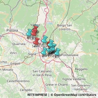 Mappa Universita di Firenze dipartimento dell area critica medico Chirur, 50141 Firenze FI, Italia (7.83467)