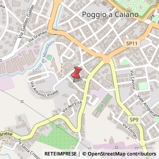 Mappa Via del Poggiolo,  35, 59016 Poggio a Caiano, Prato (Toscana)