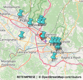 Mappa Via Volturno, 50019 Firenze FI, Italia (6.41769)