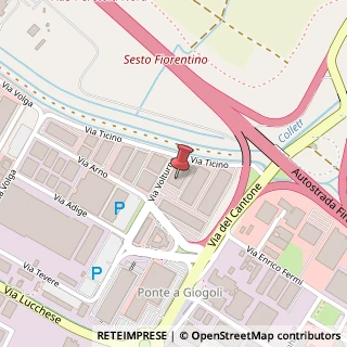 Mappa Via Volturno, 15, 50019 Sesto Fiorentino, Firenze (Toscana)