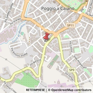Mappa Via Jacopo Melani, 7, 59016 Poggio a Caiano, Prato (Toscana)